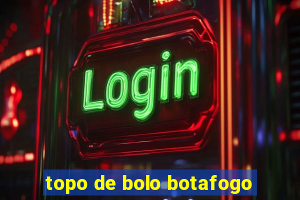 topo de bolo botafogo